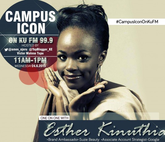 Campus Icon On K.U FM Esther Kinuthia