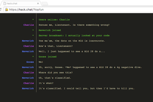 Hack.Chat Is an Easy to Use, Disposable Chat Client in Your Browser