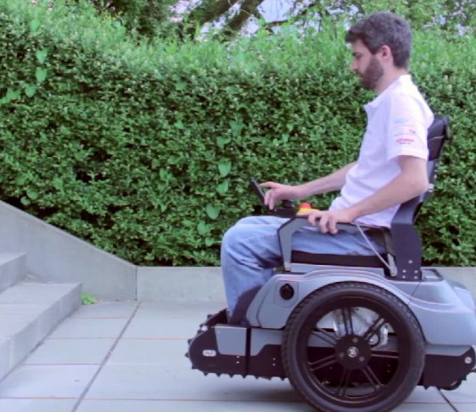Students From Switzerland Invent A Wheelchair That Can…Wait For It…Climb Stairs