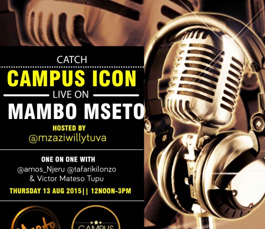 Campus Icon on KU FM: Tunatesa! Interview on Mambo Mseto with Mzazi Willy M Tuva. #Msetotbt