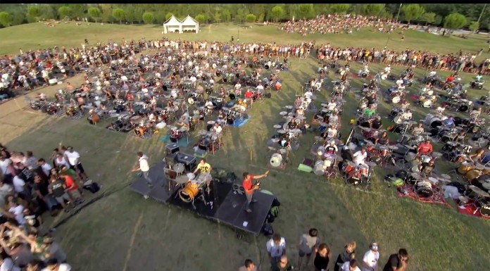 Rockin1000. A Band Involving 1000 musicians!