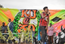 Photos From #KU@30 Ceremony at Bishop Square Shi, a KU student performing "Mapeso", a Hip-Hop track to entertain the audience at the KU@30 ceremony.