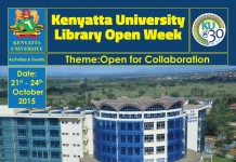 K.U Library Open Week. #ku@30 K.U LIBRARY OPEN WEEK