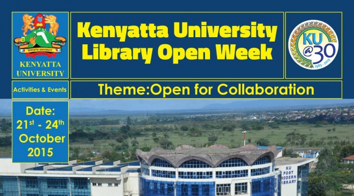 K.U Library Open Week. #ku@30 K.U LIBRARY OPEN WEEK