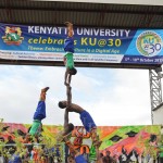 Sarakasi dancers acrobatics show