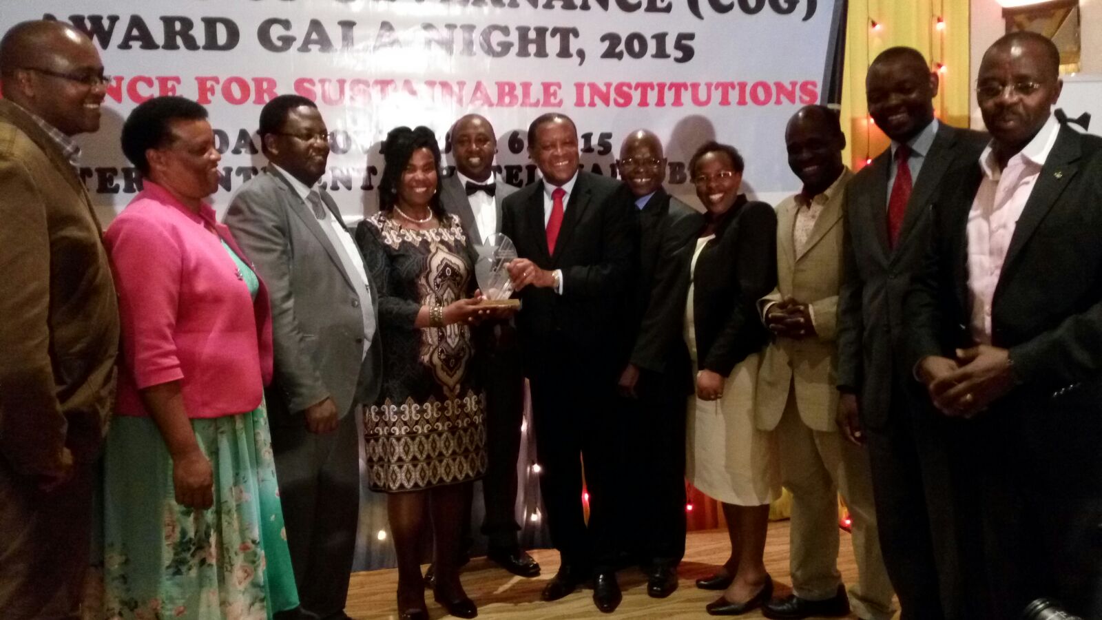 Congratulations to our VC, Prof. Olive Mugenda bags the CHAMPIONS OF GOVERNANCE CEO of the year award