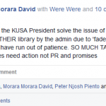 Morara’s Comment on Kenyatta University’s Faded I.Ds Just What Are The Roles Of The Opposition in K.U.S.A?!