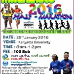 The Somesha Mwenzako Marathon