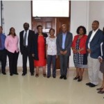 Vice-Chancellor, Prof. Olive Mugenda and other senior University officials with a team from Kidney Research Kenya after a courtesy call