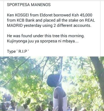 When Gambling Goes Wrong, Then What? Sportpesa Manenos. When Gambling Goes Wrong, Then What? Sportpesa Manenos.