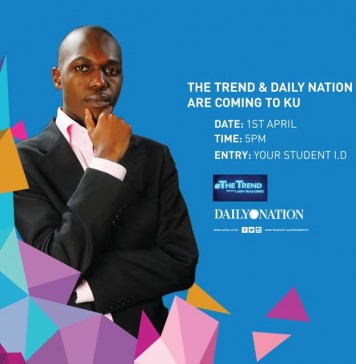 The Trend by Larry Madowo at Kenyatta University Amphitheater The Trend by Larry Madowo at Kenyatta University Amphitheater