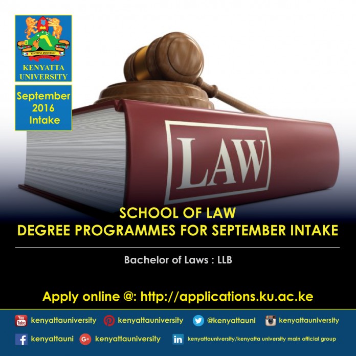 Kenyatta University September 2016 Intake Deadline