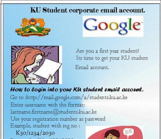 Kenyatta University Corporate Student Email: How To KU Student Corporate Email Account