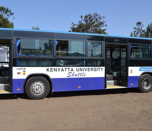 Tales From Kenyatta University: The Shuttle Bus Kenyatta University Shuttle Bus