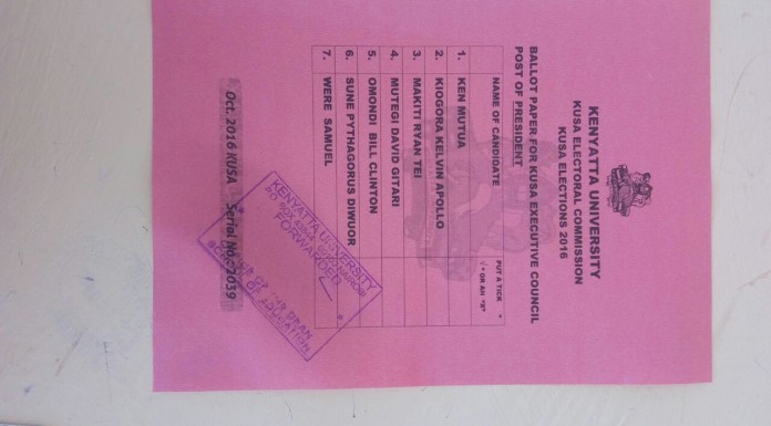 KUSA Elections Voting Centers KUSA ELections Papers Sample