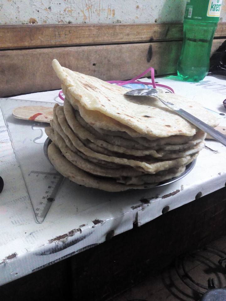 Chapati at Nayo Hostels