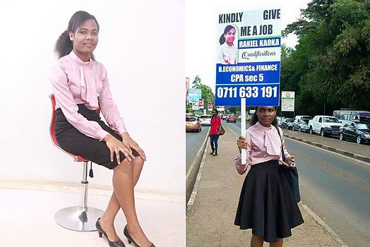 Jobless City Graduate Seeks Employment In Style