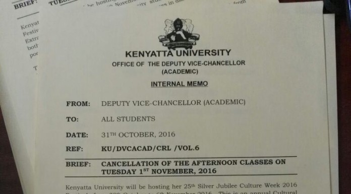 Afternoon Classes Cancelled as Culture Week 2016 Officially Launches! Afternoon Classes Cancelled as Culture Week 2016 Officially Launches!