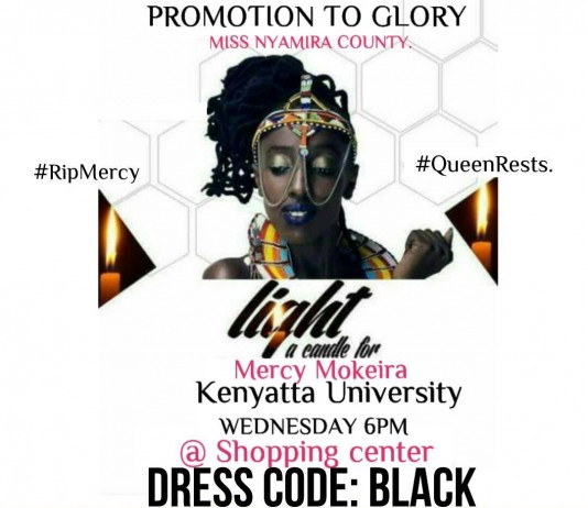 Miss World Nyamira Light a Candle Event to Take Place Tomorrow. Miss World Nyamira Light a Candle Event to Take Place Tomorrow.