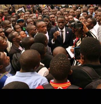 University students oppose law on representation President Were Were Out to Unite Nyayo Zone Students.