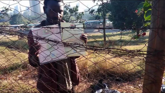Kenyatta University Graduate Who Lives as a Beggar in The Streets Of Nairobi