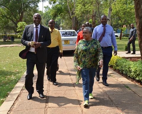 First Lady Visits Kenyatta University To Inspect IAAF Progress