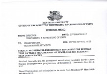 KU 2nd Semester 2017 Exam Timetable is Out! KU 2nd Semester 2017 Exam Timetable is Out!