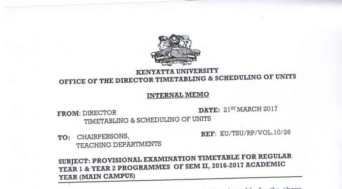 KU 2nd Semester 2017 Exam Timetable is Out! KU 2nd Semester 2017 Exam Timetable is Out!