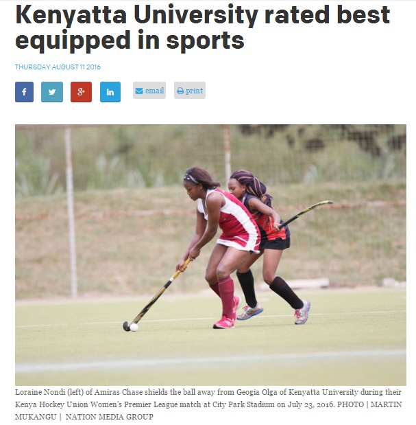 Allowances For Kenyatta University Sports Persons