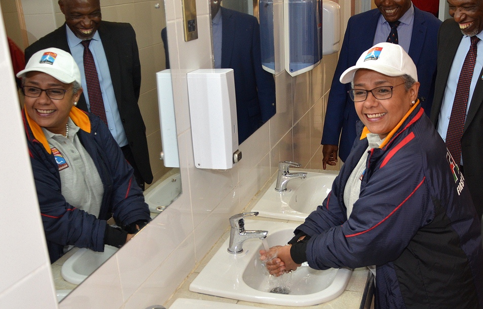 Official Handover Of Nyayo Hostels To Iaaf By First Lady H.e. Margaret Kenyatta