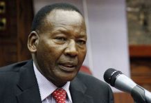 Interior CS Joseph Nkaissery is dead Interior CS Joseph Nkaissery is dead