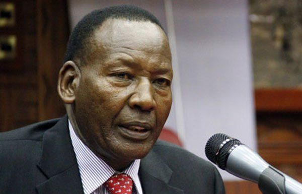 Interior CS Joseph Nkaissery is dead Interior CS Joseph Nkaissery is dead