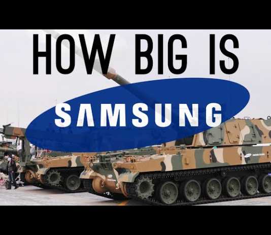 How BIG is Samsung? (They Have a Military Department!)