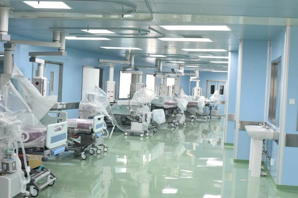 Medical equipment inside Kenyatta University Teaching and Referral Hospital