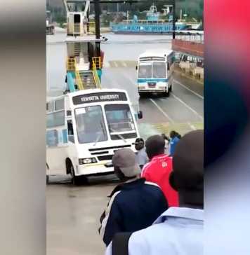 Shock as Kenyatta University Bus Almost Plunges into Indian Ocean!