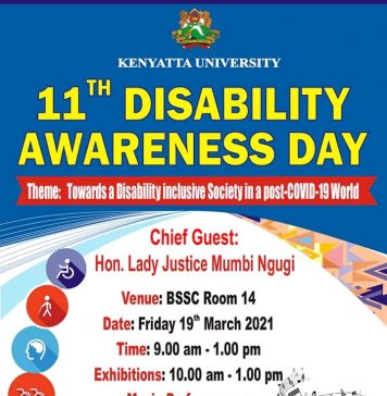 Coming up! Kenyatta University Disability Awareness Day
