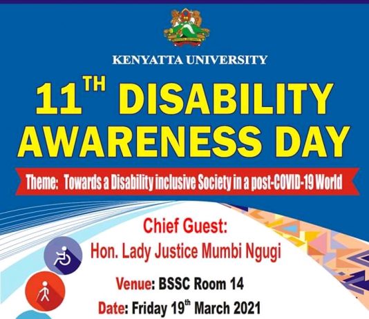 Coming up! Kenyatta University Disability Awareness Day